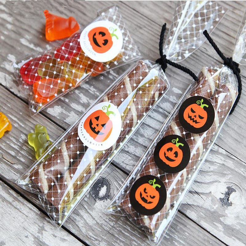 Halloween Pumpkin Face Decoration Stickers (Set)