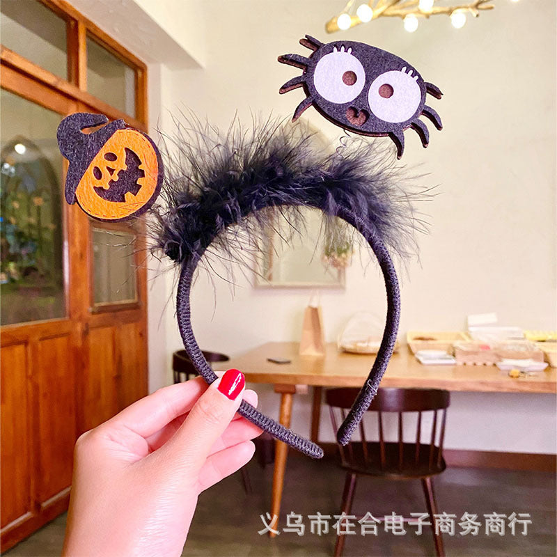 Halloween Pumpkin Headband for Kids Party Props