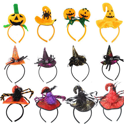 Halloween Headband with Pumpkin Design