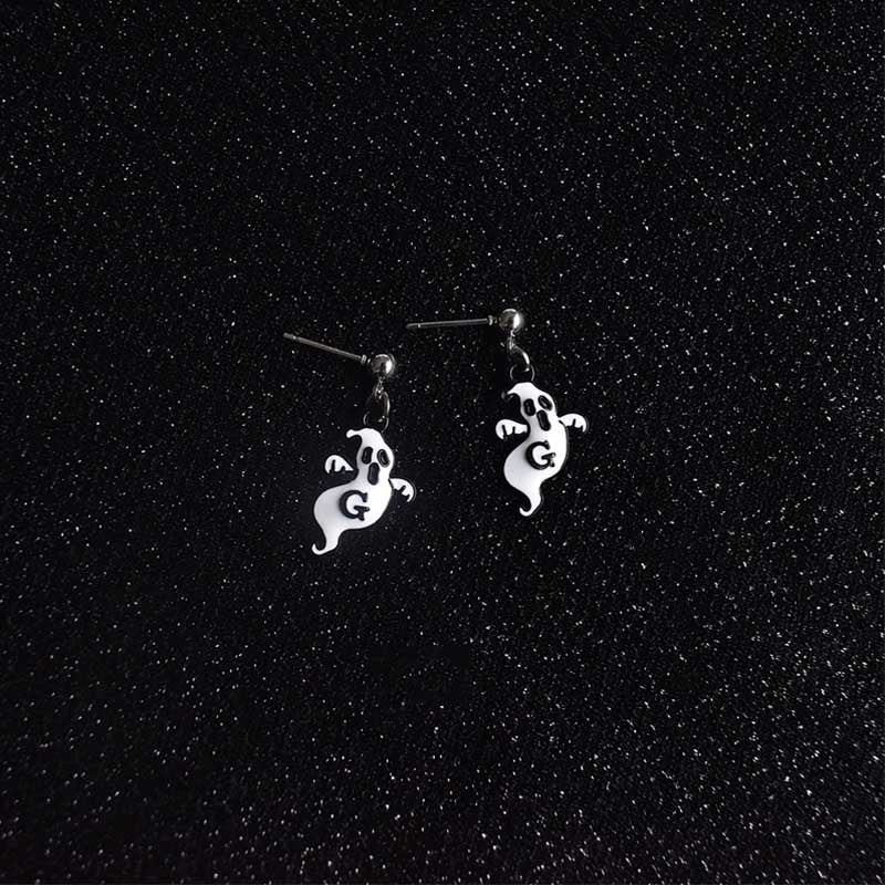 Creative Pumpkin Pearl Earrings for Halloween