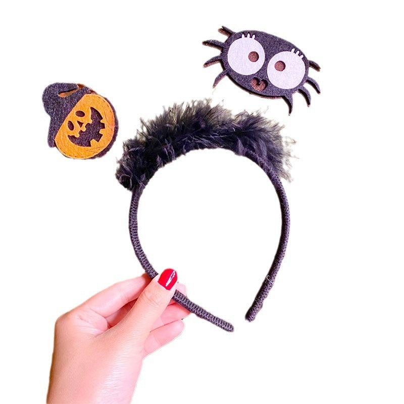 Halloween Pumpkin Headband for Kids Party Props