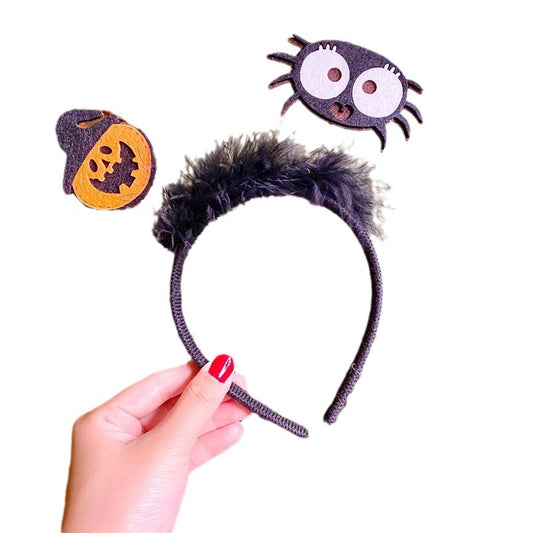 Halloween Pumpkin Headband for Kids Party Props