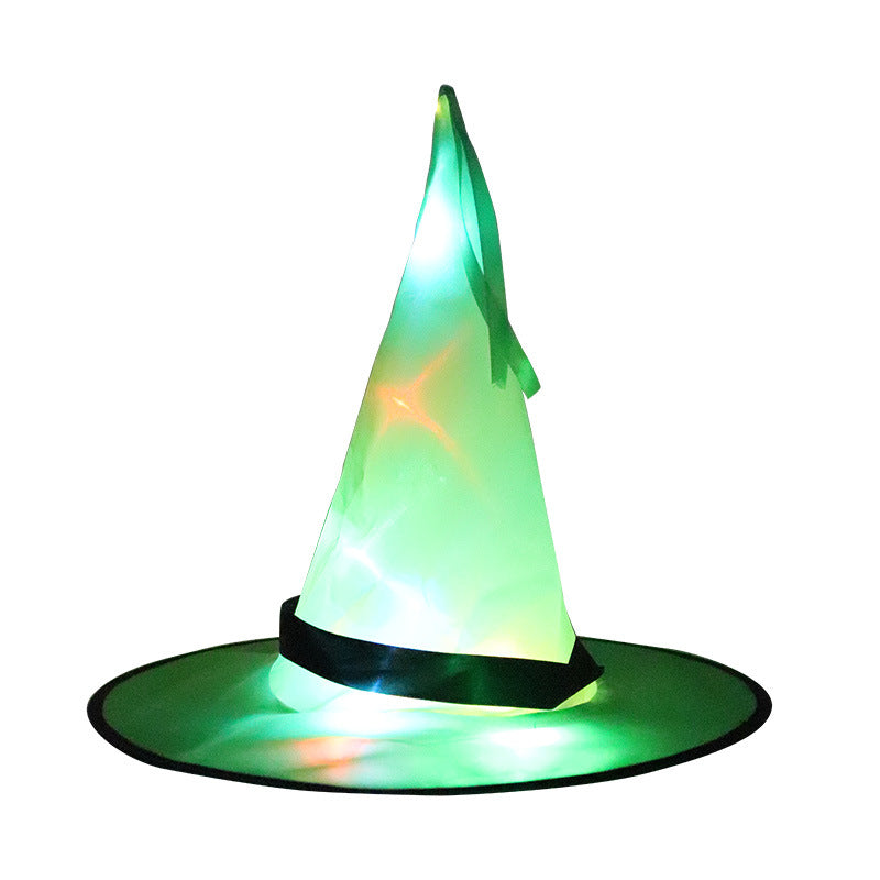 LED Glow Witch Hat for Halloween Party Decor