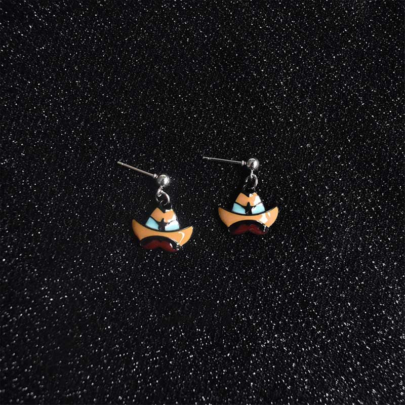 Creative Pumpkin Pearl Earrings for Halloween