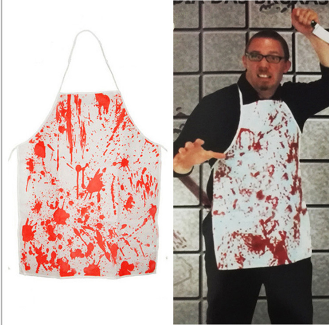 Bloodstained Apron for Horror Costume Props