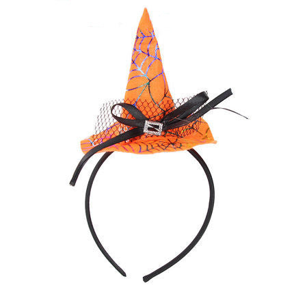 Halloween Headband with Pumpkin Design