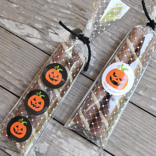 Halloween Pumpkin Face Decoration Stickers (Set)
