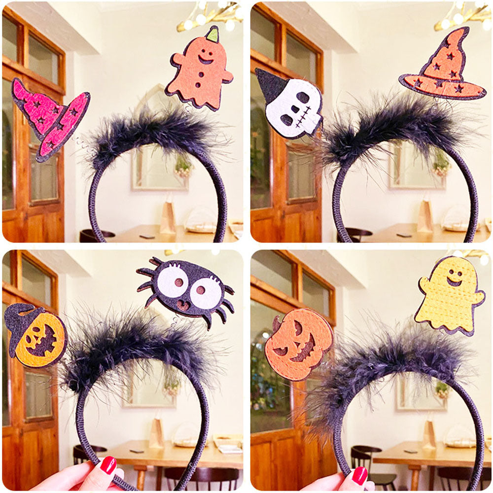Halloween Pumpkin Headband for Kids Party Props