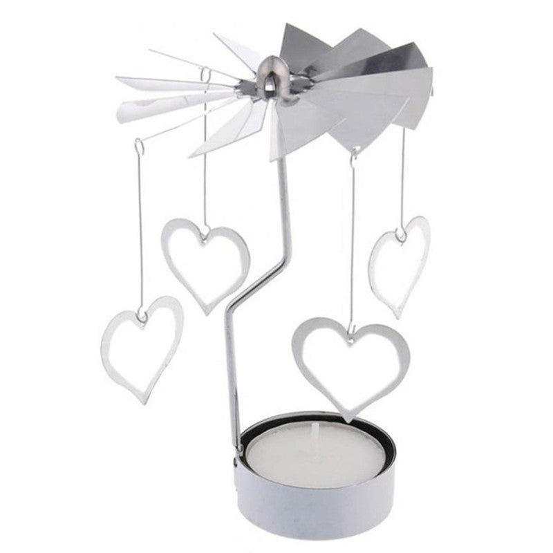 Compact Portable Iron Art Lantern - Creative Candle Holder