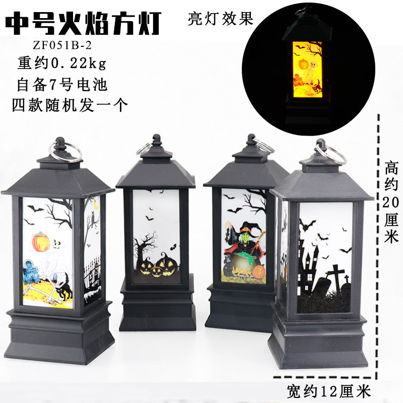 Halloween Skull Candle Lantern for Bar and Haunted House