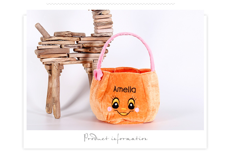 Pumpkin Bag, Pumpkin Lantern, Handheld Candy Jar