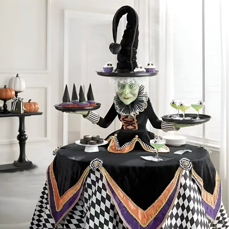 Halloween Witch Tiered Tray Table