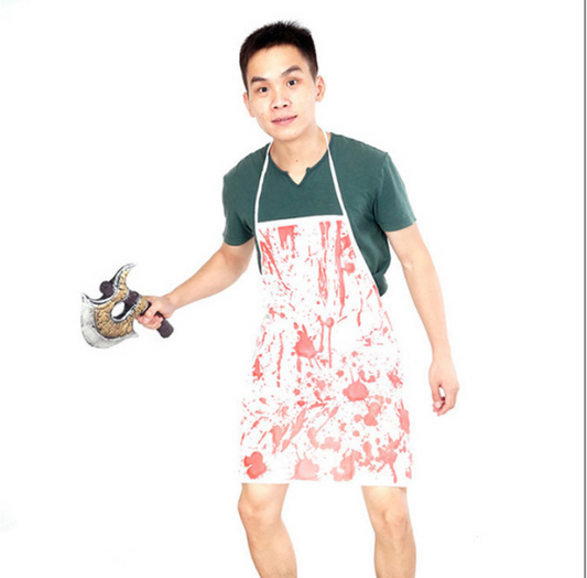 Bloodstained Apron for Horror Costume Props