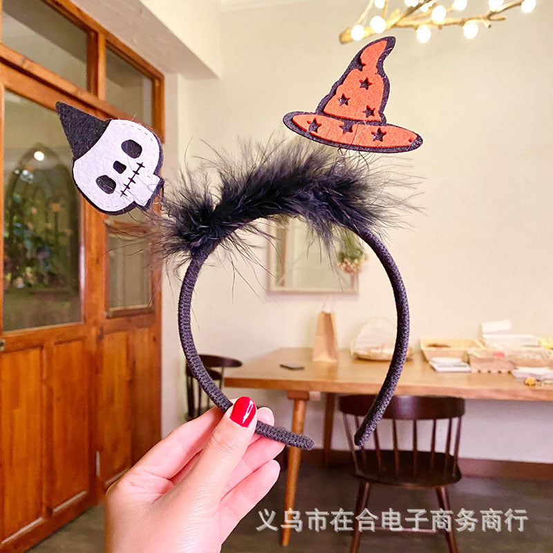 Halloween Pumpkin Headband for Kids Party Props